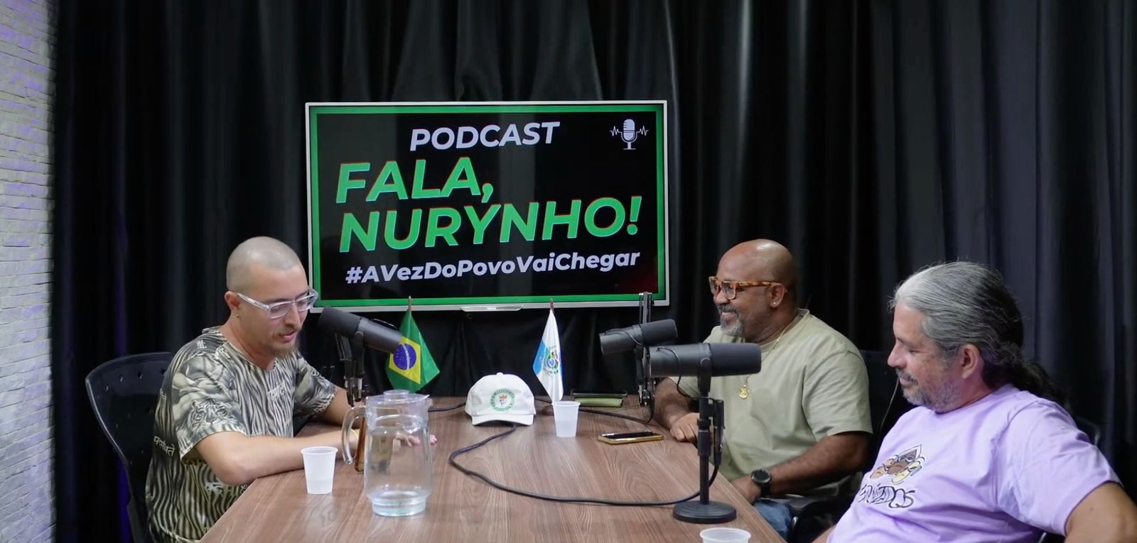 Conversa Afetuosa e Improvisos Memoráveis: Destaques do Segundo Episódio do Podcast ‘Fala, Nurynho’ com Dudu de Morro Agudo e Samuca Azevedo