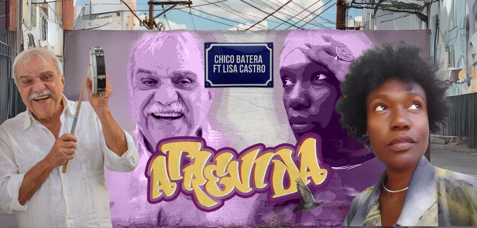 Chico Batera e a rapper carioca Lisa Castro conectam Madureira, Cuba e Estados Unidos em nova música “Atrevida”